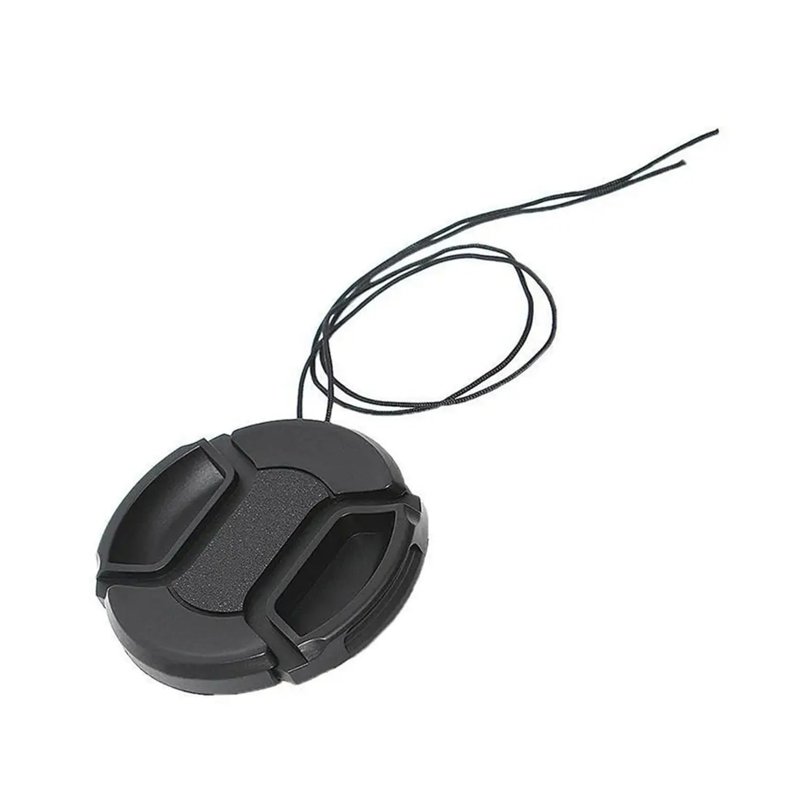 Couvercle de Protection du Capuchon d'objectif caméra, 52MM 55MM 58MM 62MM 67MM 72MM 77MM, Accessoires Corde Anti-Perte(55mm)