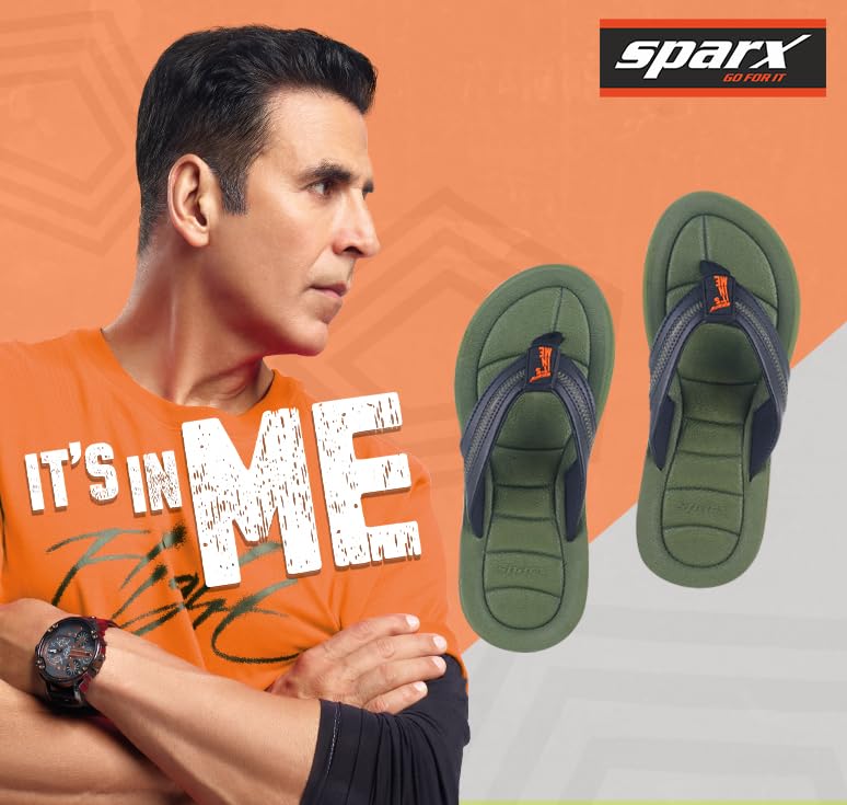Image of SPARX Men,Slipper, OLIVE BLACK,6UK,SF0618GOLBK0006