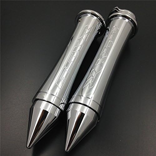Motorcycle Custom 7/8" Handlebar Grip For Suzuki Gsxr 600 750 1000 Hayabusa Gsxr1300 Chrome