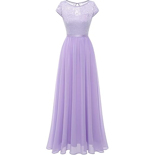 DRESSTELLS Formal Dress for Women, Summer Bridesmaid Wedding Gurst Dresses, Maxi Dress for Teens