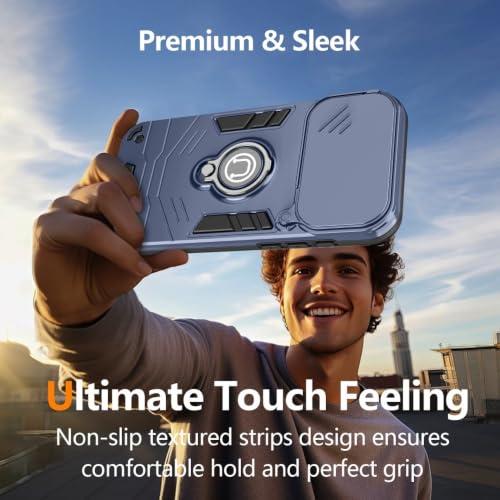 Coque rigide iPhone 14 Pro noire protection caméra coulissante