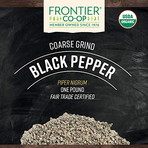 Frontier Co-op Organic Fair Trade Black Pepper (Coarse Grind) 1lb - Image 2
