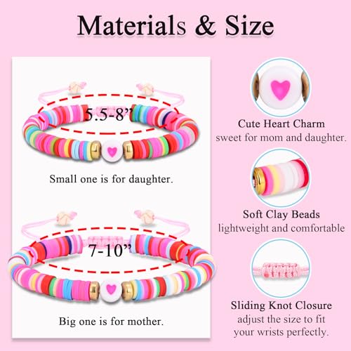 Back to School/First Day of School Bracelet Gifts, First Day of Kindergarten Preschool First/Second Grade Bracelet Gifts, Colorful Adjustable Rope Bracelet for Girls4