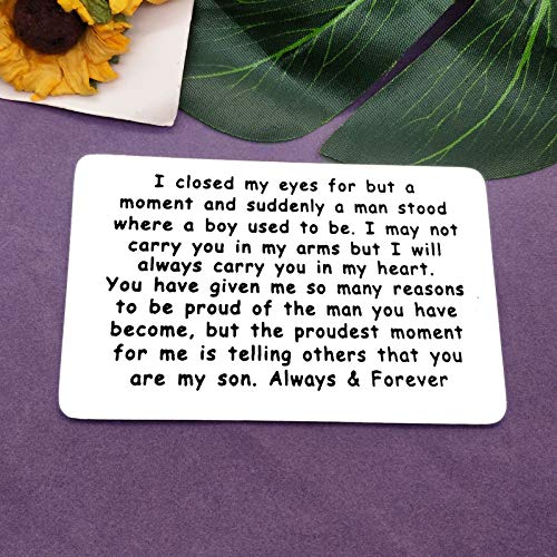 Vadaka-Metal-Wallet-Insert-Card-Gift-From-Mom-to-My-Son-Inspirational-Gift-Encouragement-Birthday-Graduation-Wedding-Gift-Mom-to-Son-Inspirational-Card Vadaka Metal Wallet Insert Card Gift From Mom to My Son Inspirational Gift Encouragement Birthday Graduation Wedding Gift Mom to Son Inspirational Card