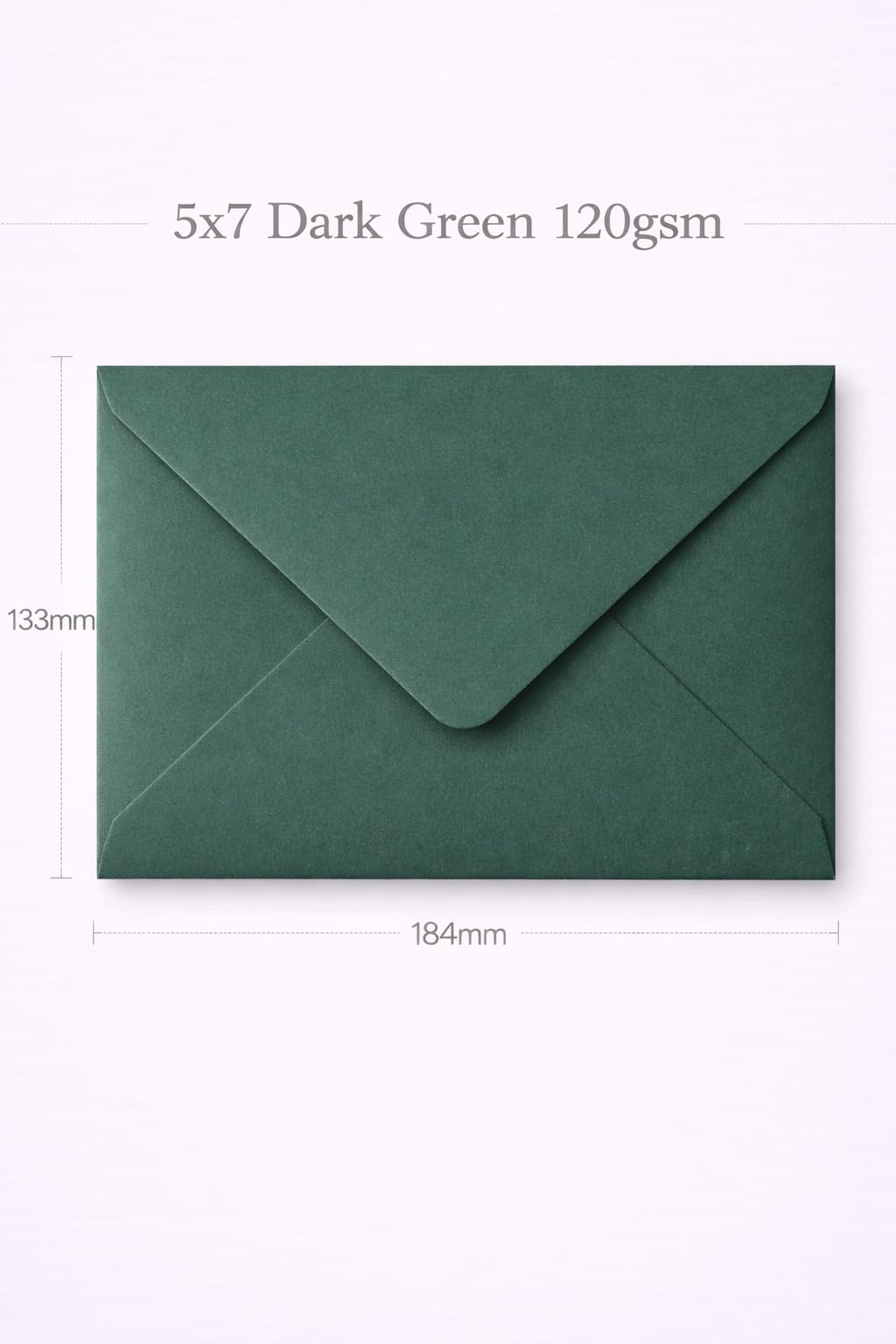 Enveloppes vert foncé 133 mm x 184 mm 100-120 g/m²