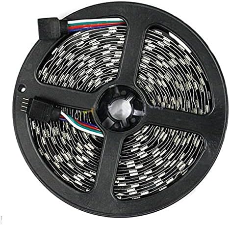 Miniatura 2 de Luz de tira flexible no impermeable DC12V del color negro del tablero los 5M 5050 SMD 300 LED RGB del PWB