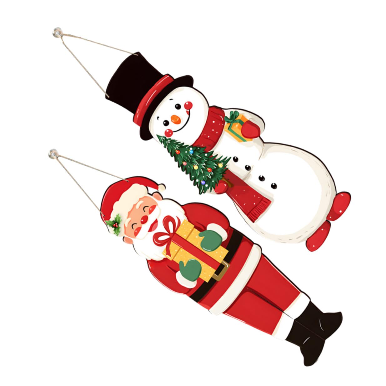 Décorations de Noël en bois : retrouvez la magie de l'enfance avec nos suspensions murales