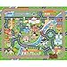 plumlik Car Rug Play Mat for Kids Toy Cars, Road Traffic Playmat for Kid Bedroom, Non-Slip Machine Washable Town City Race Track Carpet for Learn and Have Fun 3'x4'/ 36