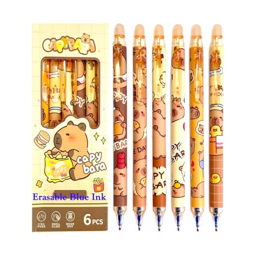 12 bolígrafos gel borrables con tinta azul