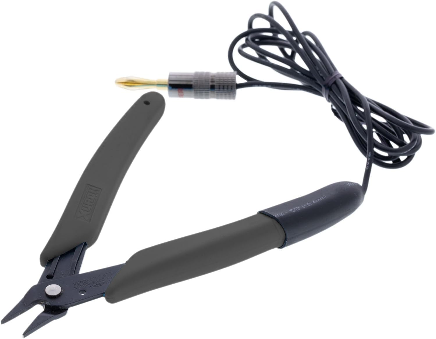 Grounded Pliers - Xuron® Short Nose 2mm Wide (475) For Micro Welders Black Handles