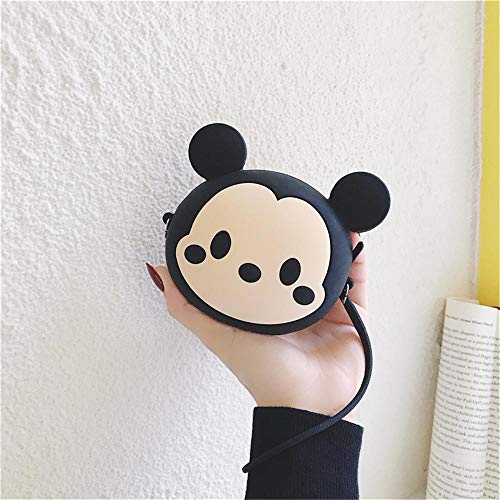 Preisvergleich Produktbild Geldbörse Cartoon Geldbörse Mädchen Geldbörse Nette Mini Brieftasche Kette Reißverschluss Silikon Kopfhörer Schlüssel Aufbewahrungstasche