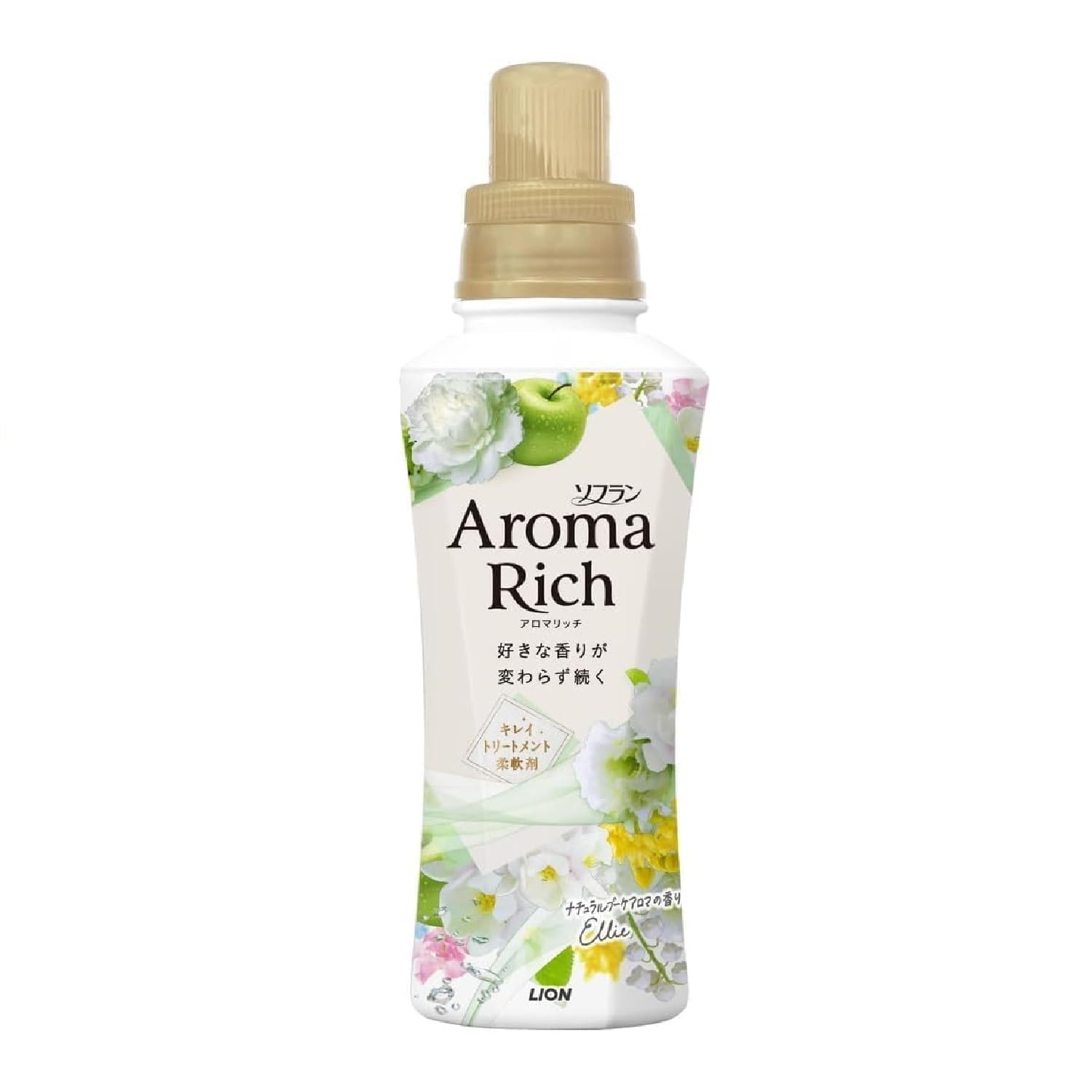 LION ソフランアロマリッチ エリー ナチュラルブーケアロマの香り 本体 480ml ライオンの商品画像