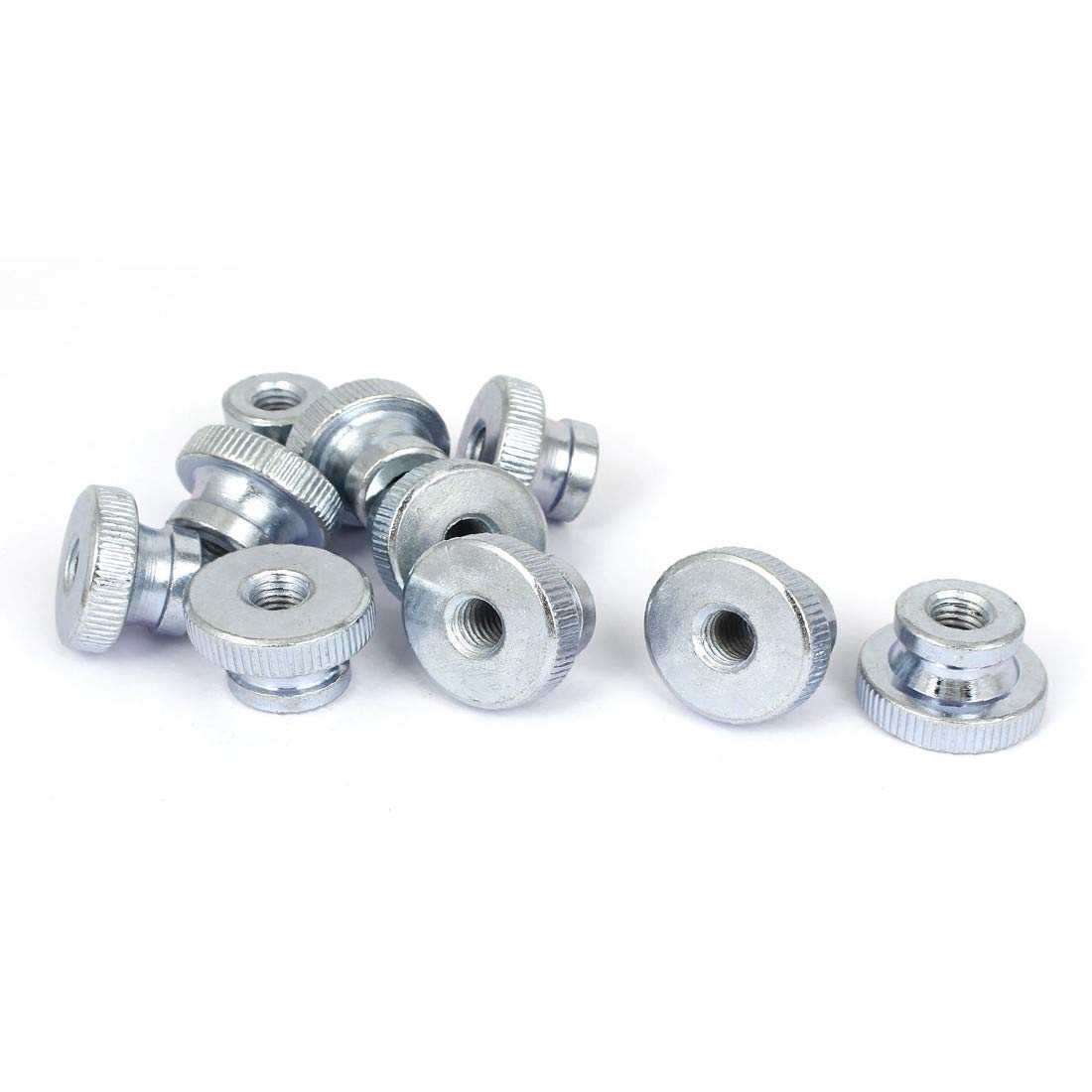 New Lon0167 10 Pcs Featured M10 Carbon Steel reliable efficacy Knurled Thumb Nuts Fasteners for Heated Bed(id:45f ee 63 5fd)