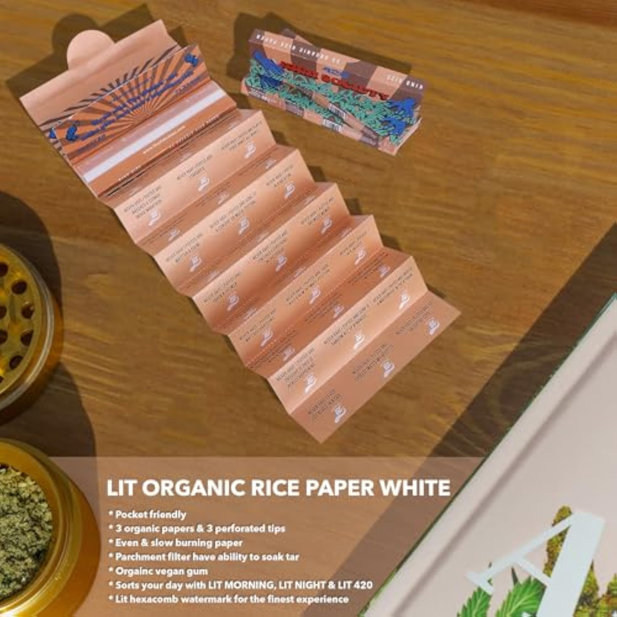 420 High Society Celebration Pack King Size Ultra Thin Rolling Papers