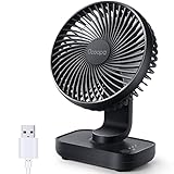 【Couvercle de ventilateur amovible et batterie durable】 Le capot avant amovible du ventilateur personnel vous facilite grandement le nettoyage. Les mini ventilateurs personnels répondent aux exigences de tension internationales, puce PCB optimisée intégrée, peuvent fournir une protection de charge et de décharge, une protection contre la surchauffe, etc., pour assurer la durée de vie de la batterie, mais aussi pour éviter les courts-circuits et autres problèmes de sécurité.