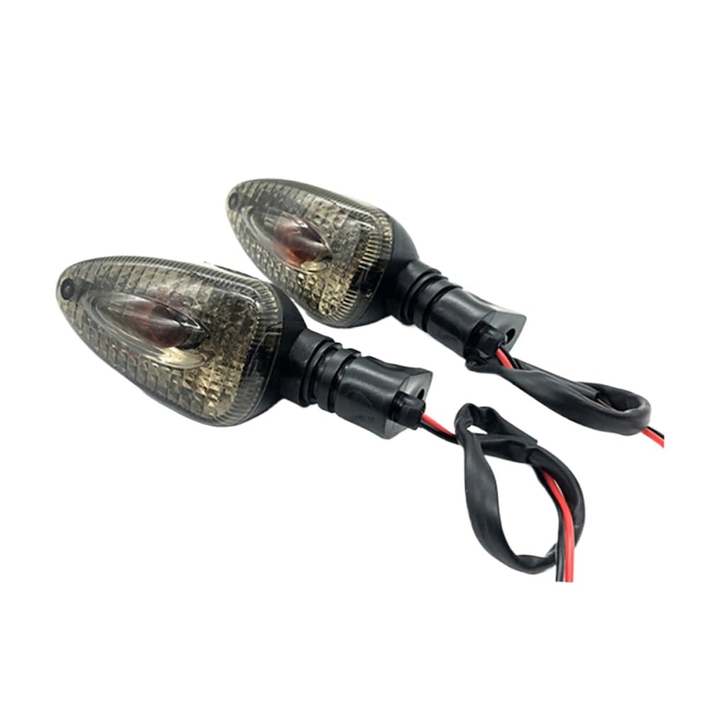 Bvxnbpwtx Grey Motorcycle Turn Lamp Compatible With F650gs F800s F800st K1300s R1200r G450x R1200gs K1200r(Grey)