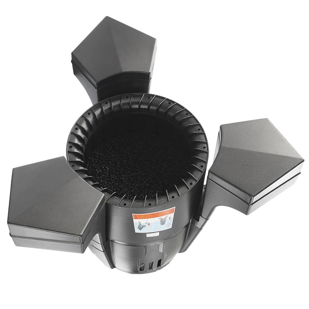 Skimmer Galleggiante Stagno, Pulitore Automatico Piscine, Estrattore Superficie Piscina, Skimmer e Chiarificatore, Skimmer Galleggiante ad Aspirazione per Stagno dei Pesci, Piscina, Giardino 43W