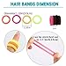 QRTVI 120 Pcs Baby Hair Ties, Cotton Toddler Hair Ties for Girls and Kids, Multicolor Small Seamless Hair Bands Elastic Ponytail Holders(15 Colors)