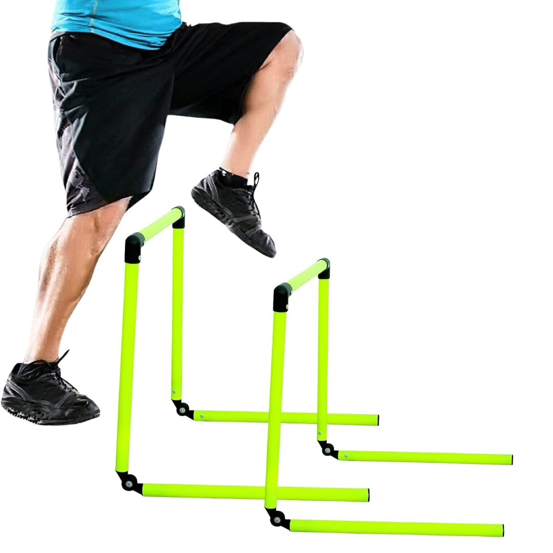 Sports River Adjustable Hurdles for Track and Field (Adjustable 15.0 Inches, Qty 3 Pcs) Speed Agility Foldable Hurdles, Cricket Training kit. (Pack of 3 Pcs, 6" to 15" Adjustable)-image-17