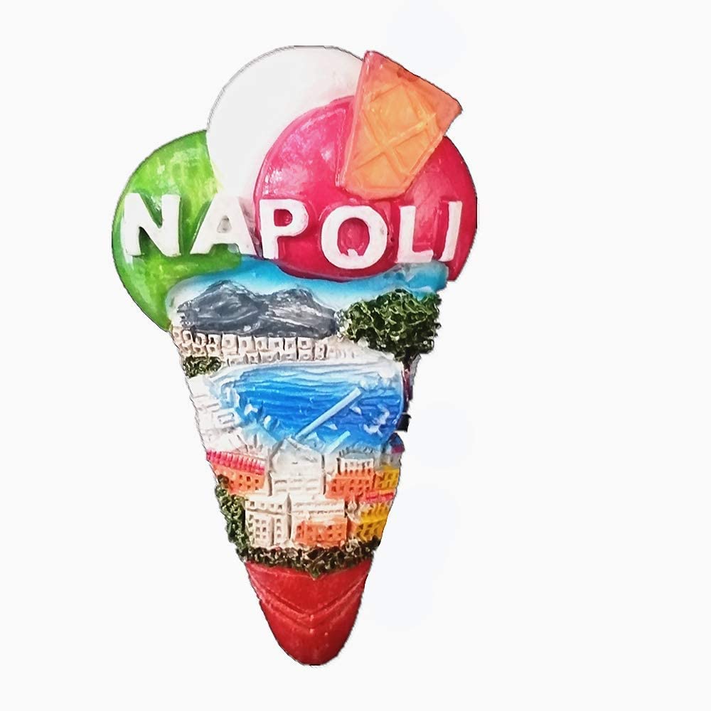 Altko Napoli Naples Italy Magnet Fridge Refrigerator Magnet Decoration Sticker Souvenir Resin Crafts Kitchen Whiteboard