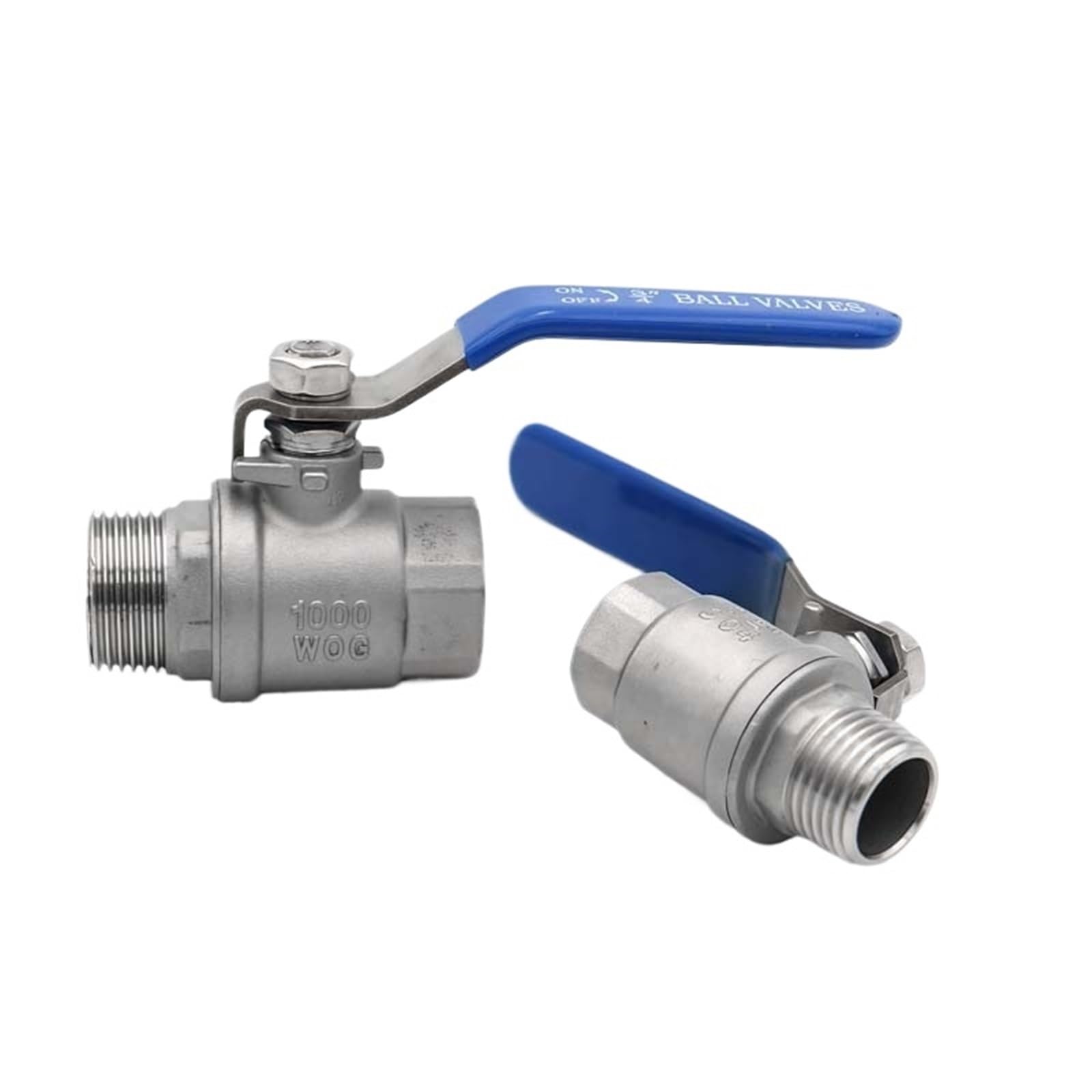 Válvula de bola de paso de agua para tubería de gas y aceite con rosca de 1-1/4"