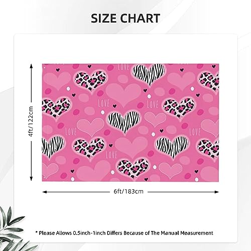 Drapeau rose en forme de cœur 1,2x1,8 m en polyester avec œillets