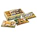 Melissa & Doug Wild Animals Jigsaw Puzzles in a Box (Four Wooden Puzzles, Beautiful Artwork, Sturdy Wooden Storage Box, 48 Pieces, Great Gift for Girls and Boys - Best for 3, 4, 5, and 6 Year Olds)