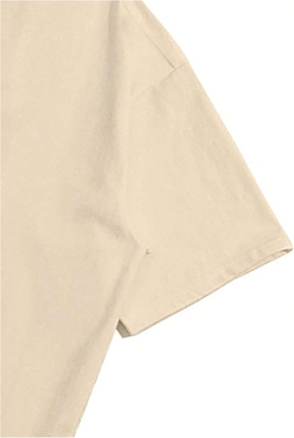 Men's Letter Graphic Tee Shirt Short Sleeve Crew Neck Cool Baggy Shirts - Image 5