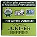 Spicely Organic Juniper Berries Whole 0.20 Ounce ecoBox Certified Gluten-Free