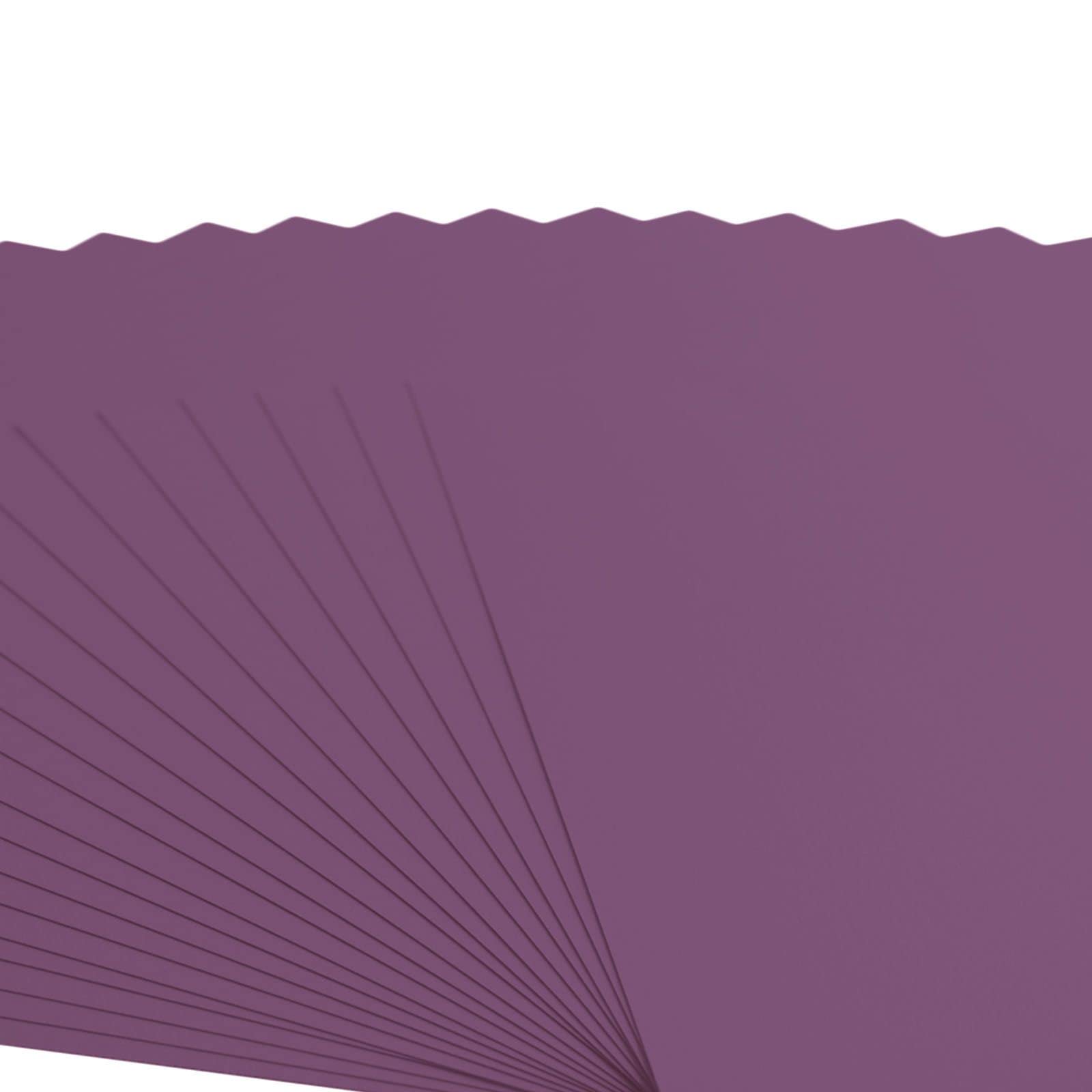 Florence Cardstock Smooth, Coloured Card Making Supplies 12 x 12 inch, Purple, 20 Sheets - Image 4