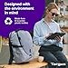 Targus – 15-16” Terra EcoSmart Laptop Backpack for Computers up to 15-16” - Multi Compartment Bag for Travel, Professional Use, College, Work - TBB64904GL - Gray