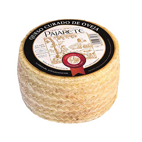 Queso Curado de Oveja de 1450 gr - D.O. Sierra de Cadiz - Pajarete (Pack de 1 pieza)