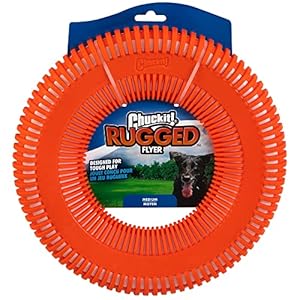 Chuckit Rugged Flyer Dog Toy Medium Assorted Colors  Cucciolini Doodles Chuckit Rugged flyer dog toy medium assorted colors   cucciolini doodles