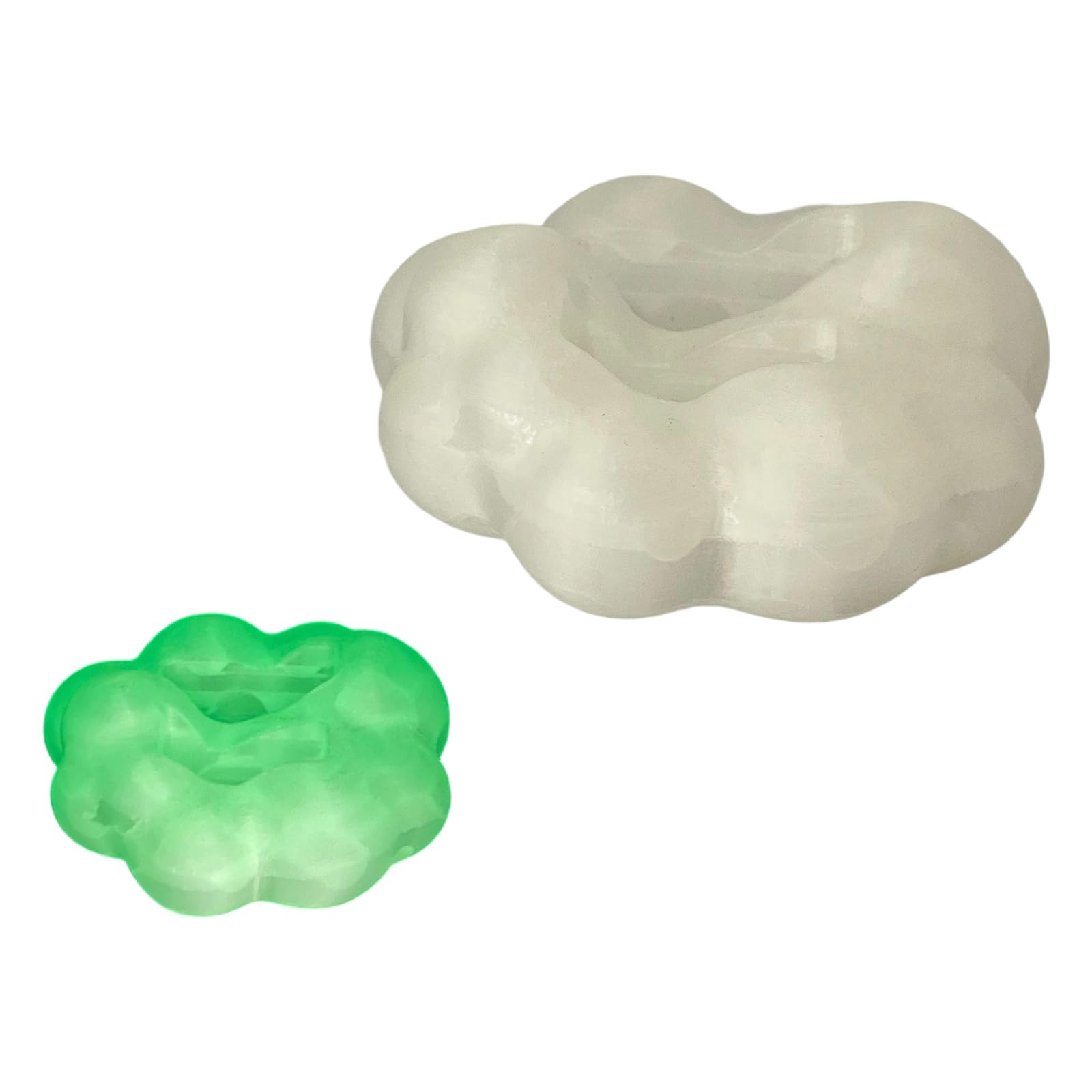 HDOYTXXM Quick Assemble Remote Holder Cloud Design PLAs Materials Toolless Setups Holds Multiple Remote Controls for Any Room Cloud Decoration