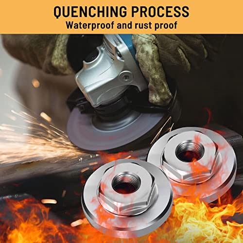 Suitable For 100-Type Angle Grinder Flange Nut Modification Parts Modified Plywood Stainless Steel Pressure Plate Cover Hexagonal Design Daily Use 0.51 Inch Open-End Wrench #TOP4