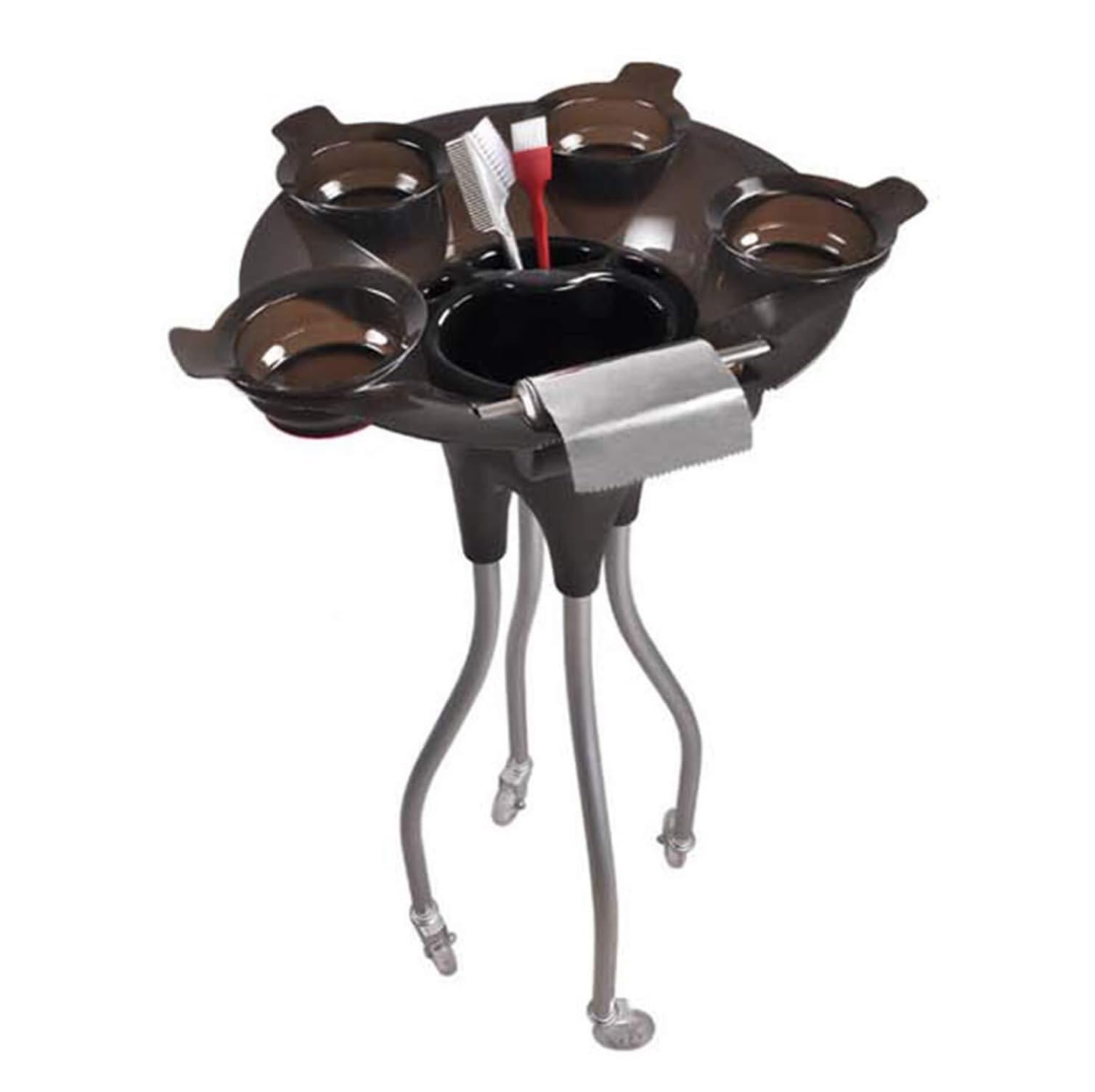 Spa Hair Color Tray Mobile Hairdressing With Wheels For Barber Shops