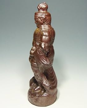 高さ32センチ 備前焼 七福神 毘沙門天 置物 レア古備前・レア備前焼 Amazon.co.jp: 高さ32センチ 備前焼 七福神 毘沙門天 置物 レア