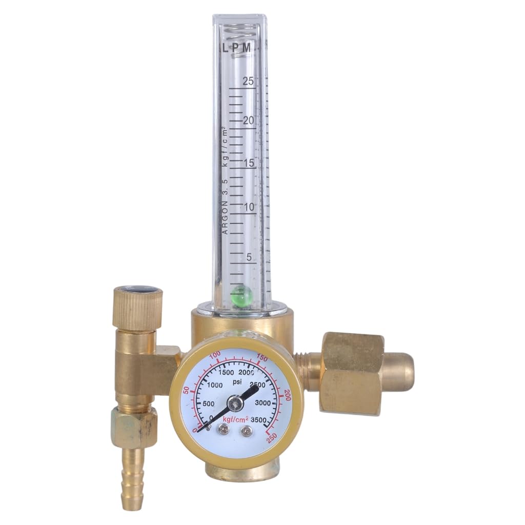 Argon Mig Tig Flow Meter Gas Regolatore 0-25lpm AR-191 per TIG Saldatrice