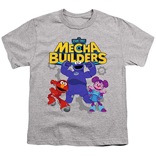 Sesame Street Mecha Builders Group Collection Kids T-Shirt for Youth Toddler Boys and Girls