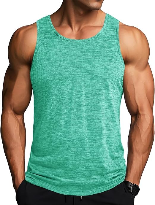 MAGCOMSEN Débardeur Homme Sport Tee Shirt sans Manche Séchage Rapide Respirant Marcel Homme Muscle Gym Gilets