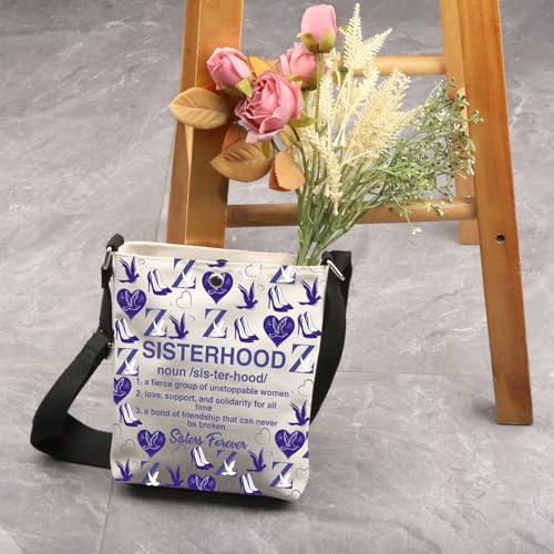 VAMSII Sorority Gift for Women 1920 Finer Women Crossbody Bag Sorority Big Sister Gift Sisterhood Gift for Her2