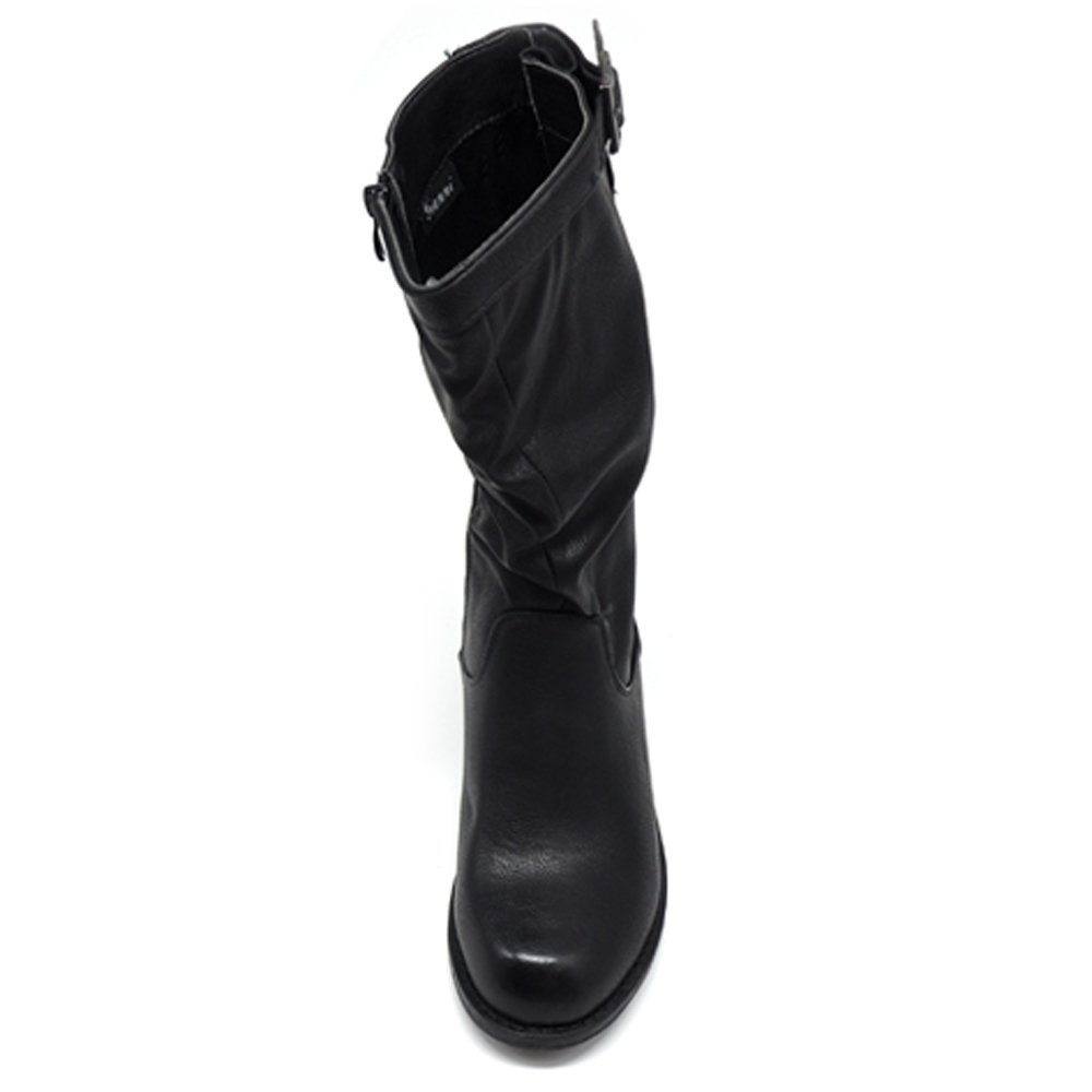 IF Fashion Bottes Bottines pour femme Biker motard 991