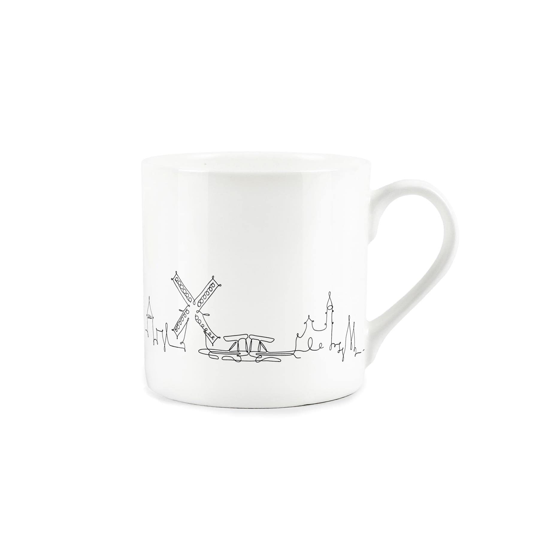 Purely Home Amsterdam City Skyline Collection - Bone China Mug White Coffee/Tea Present Gift for Travel Lovers - Image 2