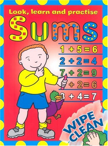 Look learn and practice sums (Wipe Clean)
