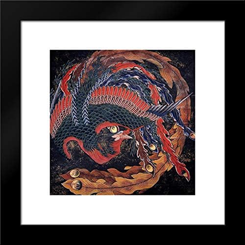 Phoenix 15x15 Framed Art Print by Katsushika Hokusai