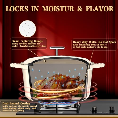 30% Off Enameled Cast Iron Dutch Oven for Home Chefs - Image 6