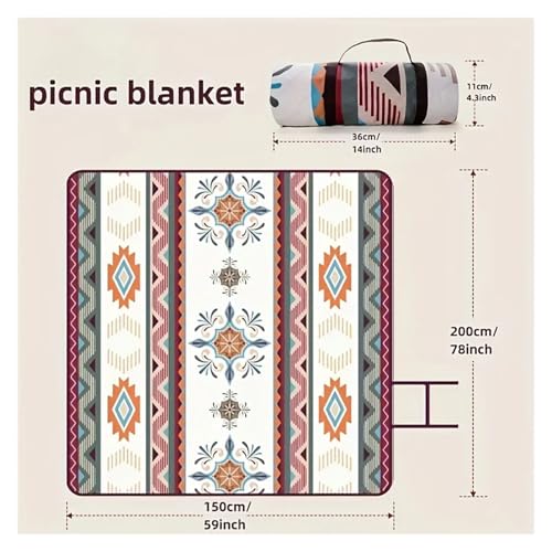 Manta de picnic que se puede lavar a mano, la solución para tus barbacoas 5