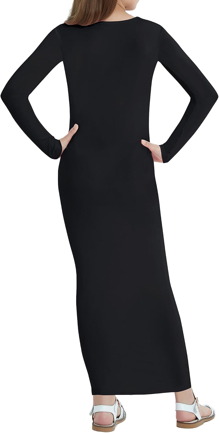 EXARUS Girls Bodycon Maxi Dress Summer Tween Casual Vacation Formal Dresses
