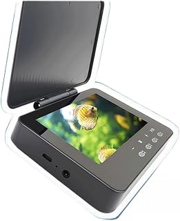 10,9 cm Touchscreen Unterwasser-Fischfinder mit HD-Kamera, 5000 mAh Akku, verstellbare Winkel, Tiefenbereich 0,6 m bis 73 m für klares und trübes Wasserangeln