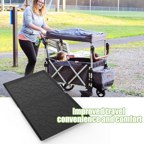 Image of Vodolo Silicone Mat for Wonderfold Wagon W2,Luxe Accessories for Wonderfold Stroller to Protect Wagon from Sand, Dirt, and Water,Easy Clean